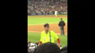 Cleveland Indians beer guy