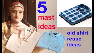 5 free ideas - do not miss these wow ideas from old shirt / old cloths reuse ideas /sewing /no cost