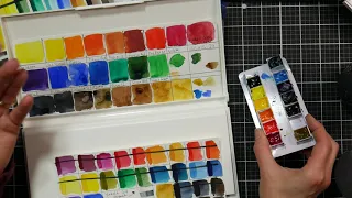 Tubes VS Pans // White Night Tube Watercolor Review (12 color set)