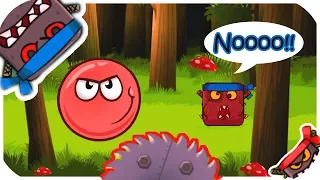 RED BALL 4 VOLUME 2 DEEP FOREST FULL WALKTHROUGH WITH BOSS FIGHT (Level 16-30) )