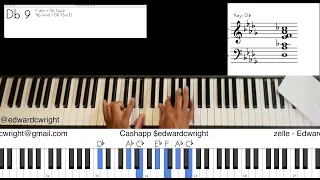 Piano | in Db | Db7 part 4 #taughtwright #learnpiano