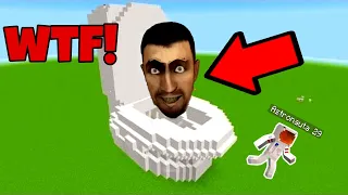 Me ENFRENTO a SKIBIDI TOILET en MINECRAFT!🚽💀 *Termina mal*