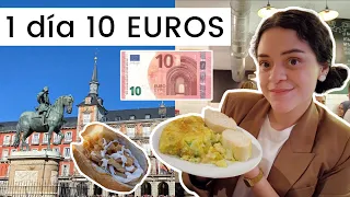 Gasto sólo 10 EUROS en un día en MADRID: qué comer y a dónde ir