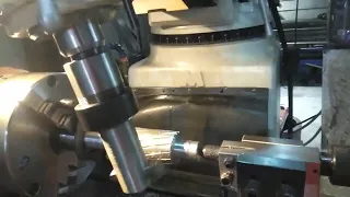 helical gear in vertical milling..made easy by Chevalier mill