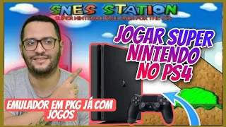 COMO INSTALAR EMU. MAIS DE 700 jogos de super nes NO SEU PS4 COM GOLDHEN. (9.00)