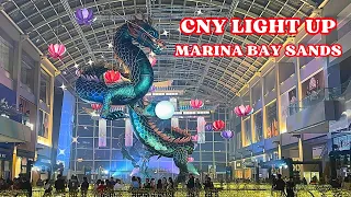 🧨🧧The Dragon Awakens : 2024 Light Up | Marina Bay Sands | Singapore Chinese New Year, MBS