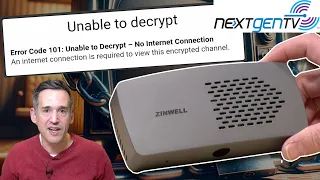 They lied? The Zinwell ATSC 3 Nextgen TV Box Needs Internet for DRM Channels..