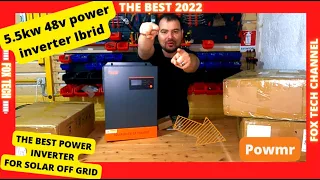 HYBRID INVERTER Powmr - 48V 5.5KW PARALLELABLE WIFI - THE TOP IN 2022