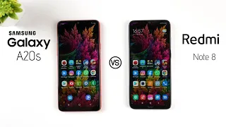 Redmi Note 8 vs Galaxy A20s Speed Test