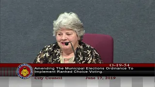 Albuquerque City Council Meeting - June 17, 2019 Part 2