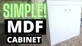 Build A Simple MDF Cabinet