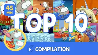 Toopy and Binoo's Top 10 : Your Favorite Episodes! | 10 Full Episodes | 45min Compilation