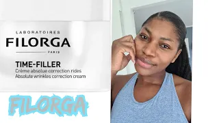 How to smooth out wrinkles|Filorga time-filler absolute wrinkles correction cream+ morning routine