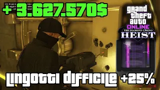 3.627.570$ Che bella settimana - Colpo al Casinò Stealth Difficile Lingotti - GTA ONLINE ITA