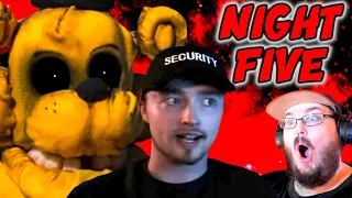 NIGHT FIVE | Five Nights at Freddy's Movie (2022) By @ExBlue FNAF REACTION!!!