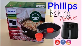 BEST Unboxing Philips Baking Master Kit HD9925/01 for AirFryer XXL Avance Collection HD965191 - tray