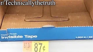 r/Technicallythetruth | INVISIBLE TAPE