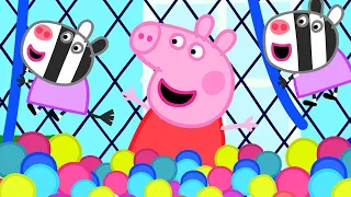 Peppa Pig English Episodes | Peppa Pig and George Pig Love the Soft Play Centre!