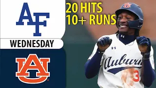 Air Force vs #19 Auburn Baseball Highlights | 4 HOMERUNS | College Baseball Highlights 2024