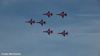 Patrouille Suisse full air show | Northrop F-5E Tiger II fighter jets