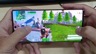 Test Game Fortnite on Samsung Galaxy Note 10