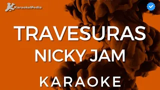 Nicky Jam - Travesuras (Karaoke) [Instrumental con coros]