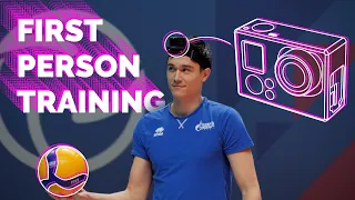 VOLLEYBALL FIRST PERSON TRAINING | MICAH CHRISTENSON | ТРЕНИРОВКА ОТ ПЕРВОГО ЛИЦА