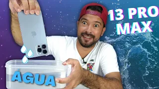 JOGUEI meu IPHONE 13 PRO MAX na ÁGUA e AGORA?  💦