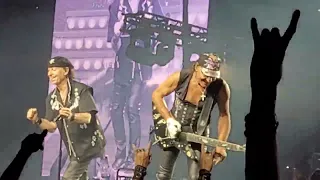 Scorpions performing ,"Rock You like a Hurricane" at Mandalay Bay Las Vegas 🎸