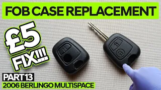 Peugeot/Citroen Damaged Key Fob Replacement & Blade Switch