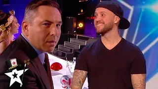 Magician Takes David's Bank Card and Number For His Amazing Magic Trick | Magicians Got Talent