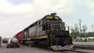 EMD Seaboard SD45 Idling with Gyralight