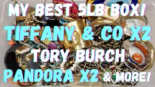 Tiffany & Tory Burch! 🤯 My Best Thredup DIY 5lb Jewelry Box to Date! Jewelry Jar Unboxing!