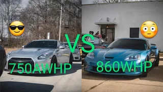 Nissan GTR VS Corvette Z06