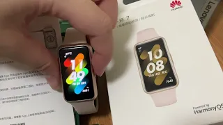 Huawei band 7 - Unboxing & Watch Setting