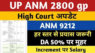 ANM 2800 Grade Pay Court Update | UP ANM 2800 Grade Pay High Court News | UP ANM 2800 Grade Pay News