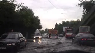 После дождя Омск ул. Панфилова