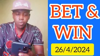betting tips for today 26/4/2024, football predictions today | soccer predictions for today #betting