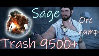 Black Desert - Sage, Orc camp 9500 trash (blue loot scroll - no Agris/Boss/Weapon)