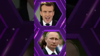 🇺🇦 👀 Respect to the Brave Ukrainians 🇺🇦 Emmanuel Macron vs Vladimir Putin 🇺🇦 [Deepfake] #shorts