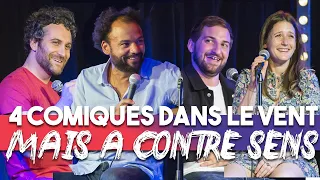 EP 12 - Fabrice Eboué, Benjamin Tranié, Rosa Bursztein, Seb Mellia - 4 Comiques dans le vent...