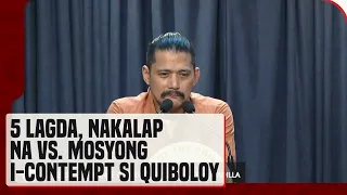 Sen. Padilla, nakakalap na ng limang pirma para sa objection na ipa-cite in contempt si Quiboloy