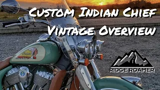 Indian Chief Vintage Custom With Hard Bags