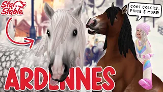 ARDENNES HORSES!! PRICE, COAT COLORS, GAITS & MORE!! *STAR STABLE WINTER FESTIVAL* 🐴