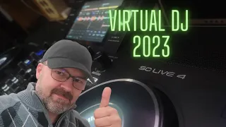 Denon DJ SC Live 4 running Virtual DJ Pro 2023