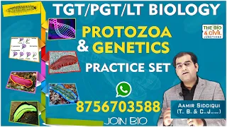 TGT/PGT - LT BIO || PROTOZOA & GENETICS (PRACTICE) || Aamir Sir || THE BIO & CIVIL JUNCTIONS