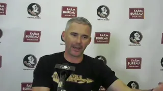 Florida State Mike Norvell on La'Damian Webb, transfers, excitement for final two games