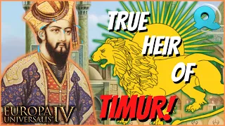 All of India in less than 100 Years!! [EU4 1.31] True Heir of Timur (Complete)