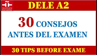 30 CONSEJOS TRUCOS PARA APROBAR EXAMEN DELE A2