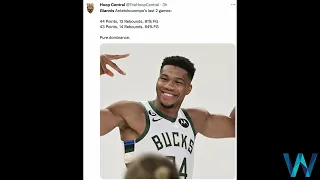 GIANNIS DOMINATES THE NETS - TWITTER REACTS